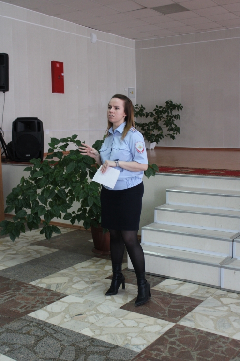 Урок профориентации: служба в МВД